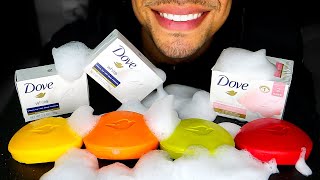 ASMR EDIBLE COLOR SOAP BARS WITH BUBBLES SATISFYING EATING SHOW MOUTH SOUNDS NO TALKING DIY MAKING [upl. by Bander]