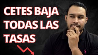 Cetes baja todas sus tasas hoy 📈😱actualización semanal [upl. by Behka]