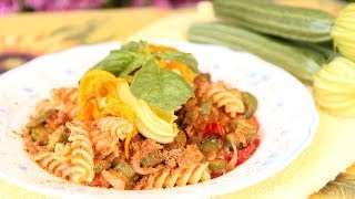 Nonnas Pasta with Zucchini amp Tuna  Laura amp Nonna  Laura in the Kitchen Episode [upl. by Sholom405]