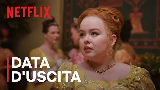 La DATA DUSCITA della STAGIONE 3 di BRIDGERTON  Netflix Italia [upl. by Namhcan866]