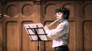 F J Gossec Tambourin Dmitri flute and Roman Krasnovsky organ [upl. by Vod]