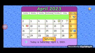 Starfall Calendar 2023 is Saturday April 1st [upl. by Netsoj]