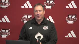 UMass FB  Monday Press Conference Shane Montgomery  112524 [upl. by Dilks]