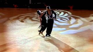 WDSF Cambrils  International Latin  Final  Jevgenij Survorov amp Tina Bazokina  solo rumba [upl. by Lewert]