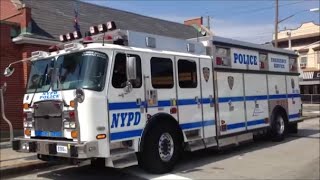 Brand New NYPD ESU Emergency Service Squad Truck 5 On Patrol In Staten Island New York City [upl. by Ingraham986]