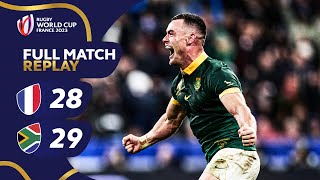 Springboks knock out hosts in epic  France v South Africa  Rugby World Cup 2023 Full Match Replay [upl. by Elena697]