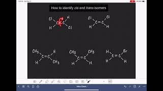 13 Identifying cis and trans isomers [upl. by Nnaycnan]