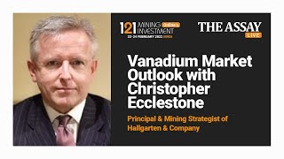 Vanadium Market Outlook with Christopher Ecclestone  Principal amp Mining Strategist Hallgarten amp Co [upl. by Adnowat173]