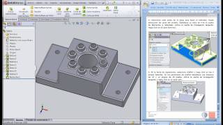 Tutorial Solidworks Español quotCrear un Redondeo y Chaflánquot [upl. by Thirzi]