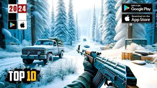 Top 10 Best FPS Games For Android 2024  Hyper Realistic [upl. by Ostraw534]