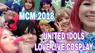 LoveLive Birmingham MCM Performances  United Idols UK cosplay group [upl. by Eugilegna]