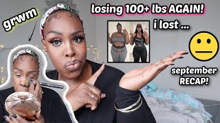 how much weight I lost doing alternate day fasting ADF for 1 month  cc GRWM SEPTEMBER RECAP [upl. by Tali]