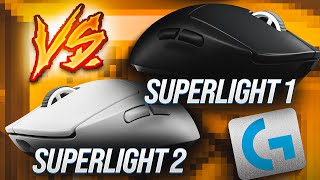 Logitech G Pro X Superlight VS Superlight 2  Análise Completa  Unboxing [upl. by Bandeen474]