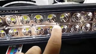 HOW TO add LED BAR Backlighting RGB and color changing options to your LED light bar [upl. by Allyson464]