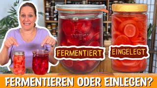 Ferment vs Einlegen Radieschen im Geschmackstest [upl. by Nnylaf]