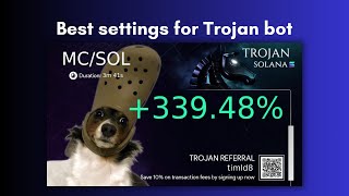 Best settings for Trojan bot on Solana [upl. by Cuyler]