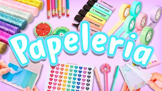 CREA TU PROPIA PAPELERIA 10 IDEAS FACILES EN CASA  Tutoriales Belen [upl. by Horan]