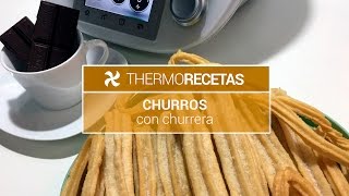 Churros con churrera Thermomix [upl. by Eillor397]