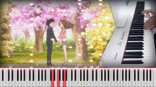 Karakai Jouzu no Takagisan Season 3 ED8  Hana 花 Piano cover [upl. by Harp465]