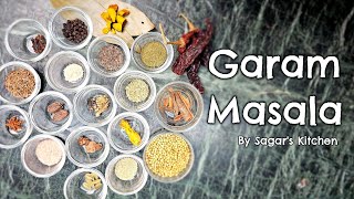 The Best Garam Masala Recipe  By Sagars Kitchen [upl. by Akkin]