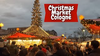 Cologne Christmas Market in 4K  Happy New Year 2024  Germany [upl. by Led]