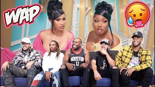 Cardi B  Wap Feat Megan Thee Stallion Official Music Video ReactionReview [upl. by Torp]