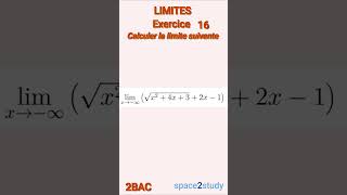 Exercice 16 Limites 2BAC Maths [upl. by Fulbright890]