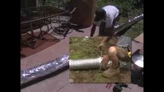 Chimney Liner Depot  Flex Liner Installation and Prep [upl. by Yrogreg]