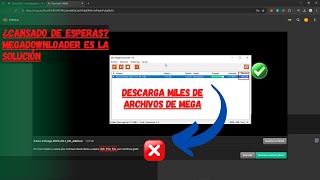 ¡Descarga TODO de MEGA al INSTANTE ⚡ MegaDownloader [upl. by Hepzi121]