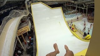 Sidewinder Water Slide at Sandcastle Waterpark [upl. by Sidwel]