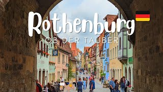 Rothenburg ob der Tauber in 6 minutes  The historical festival  Must visit place in Germany 4K [upl. by Pravit]