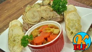 142 Thüringer Räuberbraten Röstbrätlbraten selber machen  KanalELF Rezepte [upl. by Grishilde]