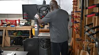 Changing a Bandsaw Blade [upl. by Sparkie563]