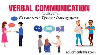 What is Verbal Communication Key Elements  Types  Importance  Full Explained communication [upl. by Otilesoj853]