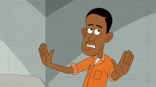 brickleberry  denzel en prision [upl. by Ehtyaf29]