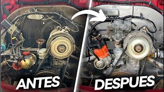 ASI QUEDO EL MOTOR DEL VOCHO CON TAN POCO DINERO EP 8 [upl. by Atsyrt]