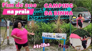 Fim de Ano na Praia por R 4000  Camping da Binha  BertiogaSP [upl. by Anegroeg]