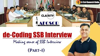 AFOSOP SSB Interview deCoded [upl. by Anol176]