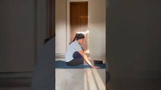 Day 6 Yoga even on periods 🌸 fitnessjourney fitness creator ytshorts food salad foryou [upl. by Taub]