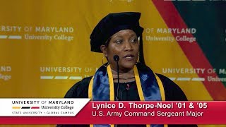 UMUC Commencement Keynote Lynice D ThorpeNoel 01 amp 05  Saturday Morning May 18 2019 [upl. by Itagaki]