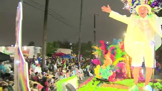 WATCH Float cam from 2024 Fiesta Flambeau Parade [upl. by Rihaz]