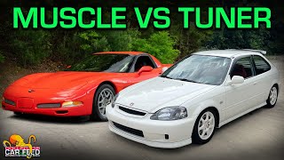 Is a CORVETTE Z06 C5 a better daily driver than a HONDA CIVIC [upl. by Udale]