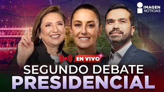 Segundo Debate Presidencial Sheinbaum Gálvez y Máynez de nuevo cara a cara [upl. by Redwine447]