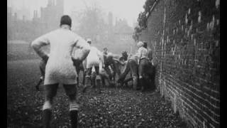 Eton Wall Game 1921  BFI National Archive [upl. by Nawek]