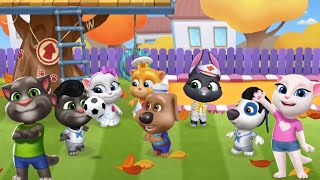 KISAH LUCU KUCING TOM YANG BERSEMANGAT MAIN BOLA BERSAMA TEMANNYA  MY TALKINGTOM INDONESIA [upl. by Cuthburt]