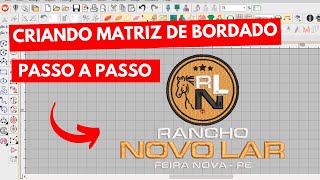 CRIANDO MATRIZ DE BORDADO NO WILCOM [upl. by Fleming456]