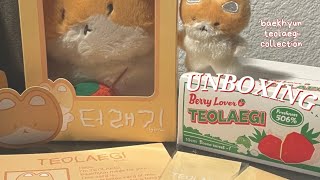 baekhyun’s teolaegi md unboxing at 2am [upl. by Elleirua]