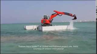 Thainex Aqua Spider™ at United International project site Doha [upl. by Notsrik]