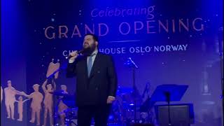 Benny Friedman singing Kol Berama in Oslo Norway [upl. by Salkcin]