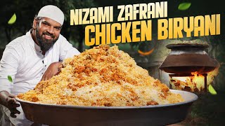 Nizami Zafrani Chicken Biryani  Hyderabadi Nizami Biryani  Chicken Dum Biryani  Nawabs Kitchen [upl. by Marylin84]